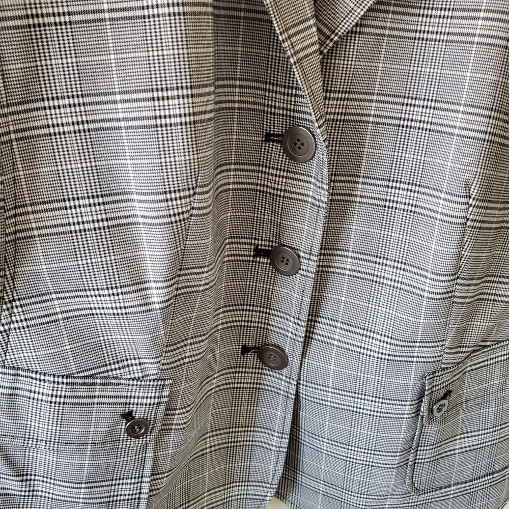 Addition Elle 18 Old Money Modern Contemporary Preppy Double Breasted Blazer - Picture 6 of 14